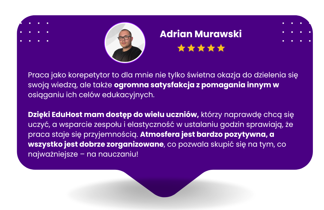 Opinia Pracownika - Adrian Murawski