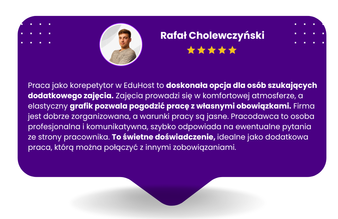 Opinia Pracownika - Rafał Cholewczyński